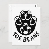Teenbonen - Black Beans Briefkaart (Voorkant / Achterkant)
