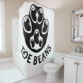 Teenbonen - Black Beans Douchegordijn (In situ)
