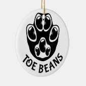 Teenbonen - Black Beans Keramisch Ornament (Rechts)