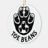 Teenbonen - Black Beans Keramisch Ornament (Links)