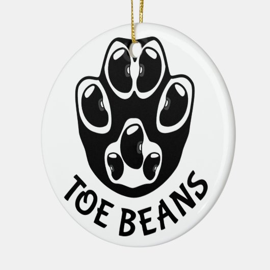 Teenbonen - Black Beans Keramisch Ornament (Links)