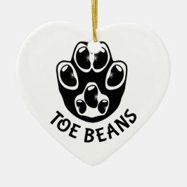Teenbonen - Black Beans Keramisch Ornament
