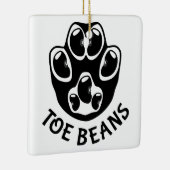 Teenbonen - Black Beans Keramisch Ornament (Rechts)