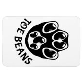 Teenbonen - Black Beans Magneet (Horizontaal)