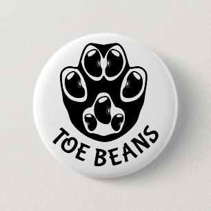 Teenbonen - Black Beans Ronde Button 5,7 Cm