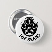 Teenbonen - Black Beans Ronde Button 5,7 Cm (Voorkant /achterkant)