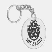 Teenbonen - Black Beans Sleutelhanger (Voorkant Links)