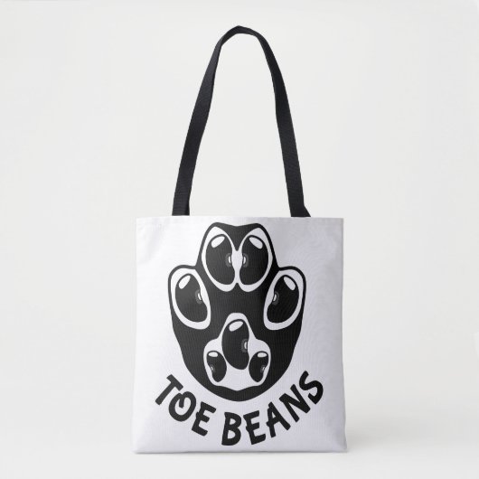 Teenbonen - Black Beans Tote Bag (Voorkant)