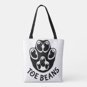 Teenbonen - Black Beans Tote Bag (Achterkant)