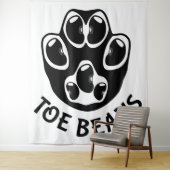 Teenbonen - Black Beans Wandkleed (In situ)