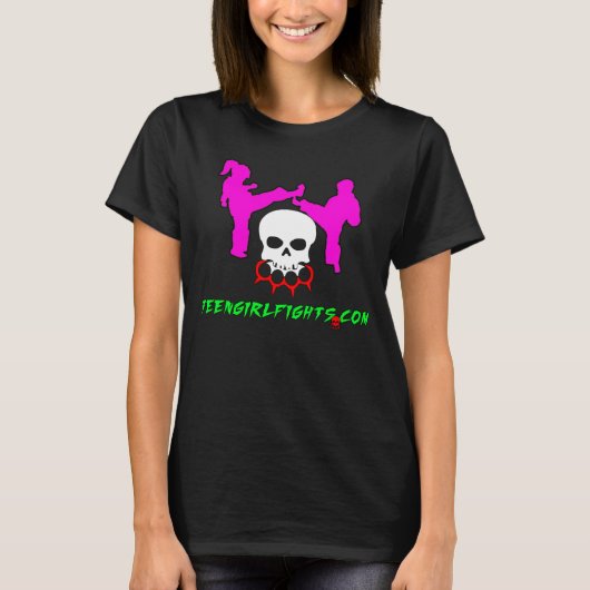 TeenGirlFights.com Officiële Shirt (Voorkant)