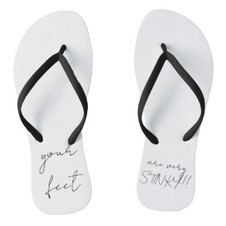 Teenieslippers met stinkvoeten teenslippers