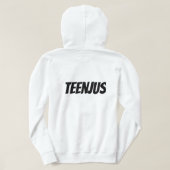 TeenJus Premium Hoodie (Design achterkant)