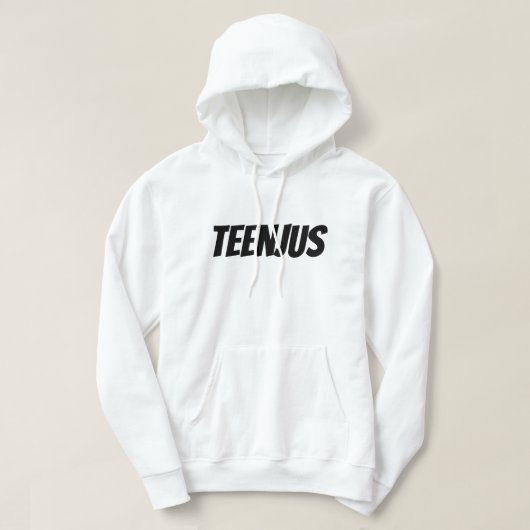 TeenJus Premium Hoodie (Design voorkant)