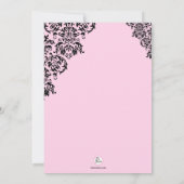 Teenschoen met uitnodiging voor zwarte kant (Achterkant)