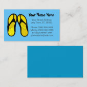 teenslipper Visitekaartje (Voorkant / Achterkant)