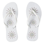 Teenslippers - Band en kettingsterren (Voetbed)