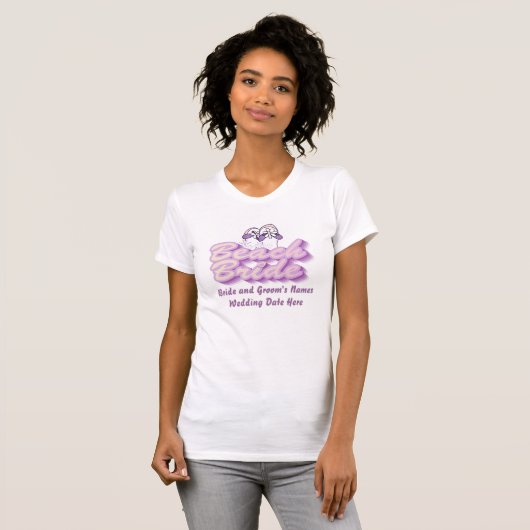 Teenslippers Beach Bride  T-shirt (Voorkant volledig)