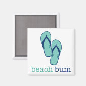 Teenslippers Beach Bum Magneet (Voorkant / Achterkant)