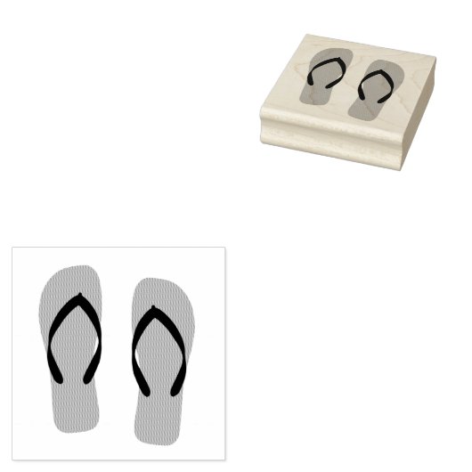 Teenslippers Beach Sandalen Rubberstempel (Gestempeld)