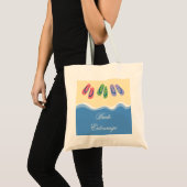 teenslippers Beach zak Tote Bag (Voorkant (product))