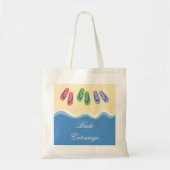 teenslippers Beach zak Tote Bag (Voorkant)