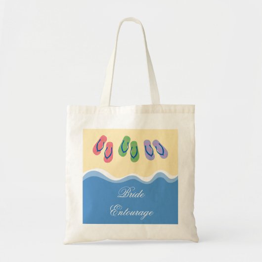 teenslippers Beach zak Tote Bag (Voorkant)