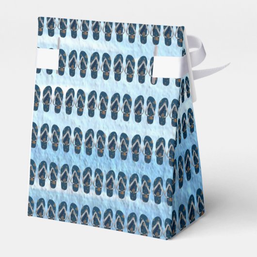 Teenslippers Bedankdoosjes (Achterkant)