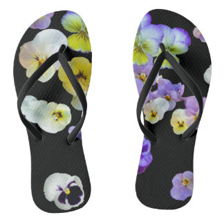 Teenslippers, bloemen teenslippers