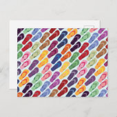 Teenslippers Briefkaart (Voorkant / Achterkant)