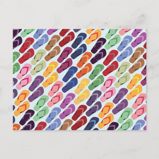 Teenslippers Briefkaart (Voorkant)