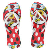 Teenslippers Bumblebee (Voetbed)