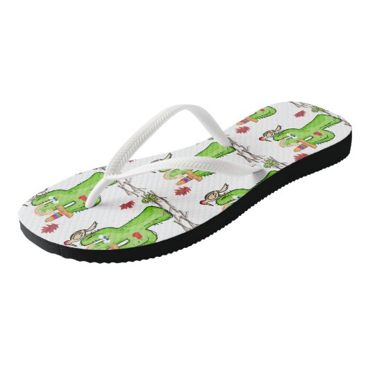 Teenslippers Cactus Bird (Schuin)