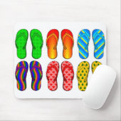 Teenslippers Colorful Fun Beach Theme Summer Gifts Muismat (Met muis)