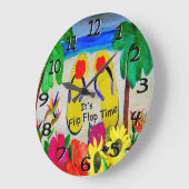 Teenslippers eilandklok. grote klok (Hoek)