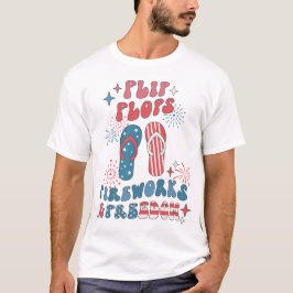 Teenslippers Fireworks Freedom T-shirt