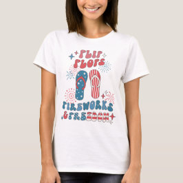 Teenslippers Fireworks Freedom T-shirt