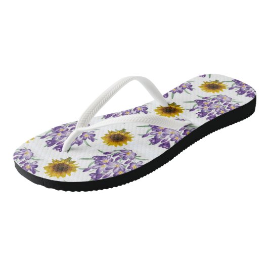 Teenslippers Floral (Schuin)