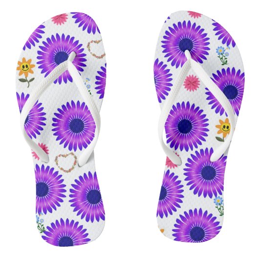 Teenslippers Floral (Voetbed)