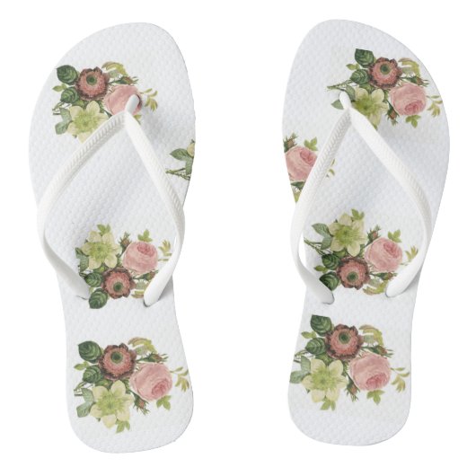 Teenslippers Floral (Voetbed)
