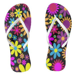 Teenslippers Floral