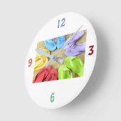 ***TEENSLIPPERS GALORE*** CLOCK RONDE KLOK (Hoek)