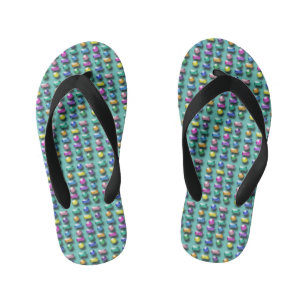 Teenslippers - Geometrische vormen in kleuren