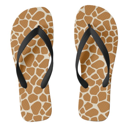 Teenslippers Giraffe Patroon (Voetbed)
