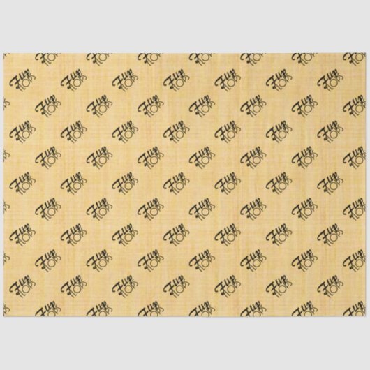 Teenslippers Graphics Tissuepapier (Voorkant)