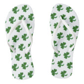 Teenslippers - Groene kleppen (Voetbed)