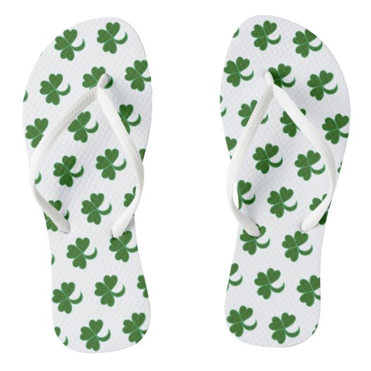 Teenslippers - Groene kleppen (Voetbed)