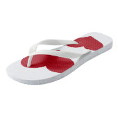 teenslippers "hart" (Schuin)