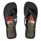 Teenslippers Hawaïaanse ananas Santa Hat (Voetbed)