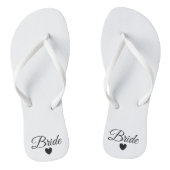 Teenslippers - Heart Fab Bride (Voetbed)